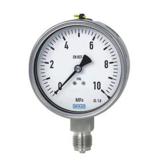 Pressure Gauge, 25 Bar, 1/2 Inch, 2nd Scale MPa